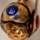 Venetian 14k gold foil lampworked beads, 10mm