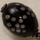 Tibetan prayer beads, onyx with sterling