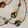 Venetian foil beads with 24k coated seed beads, 16