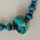 Turquoise with lapis lazuli, 17
