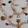 Faceted briolettes on 20